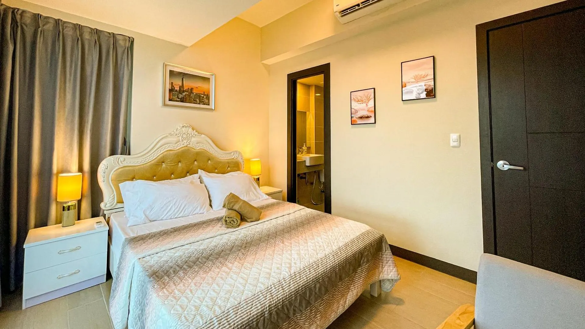 公寓式酒店 Cityscape View 2Br In Uptown Bgc W 200Mbps Wifi 达义